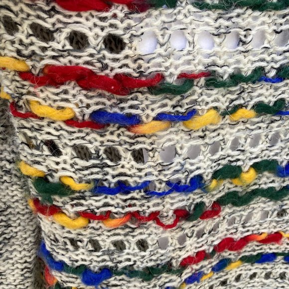 Kensie Pieces Colorful Knit Sweater - Size Medium - Picture 7 of 7